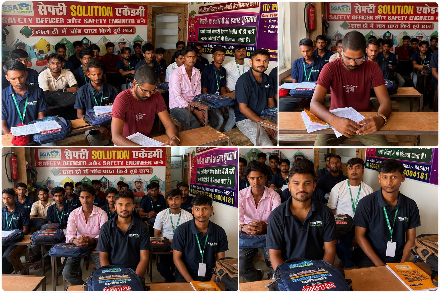 Safety Solution Academy students in classroom sessions