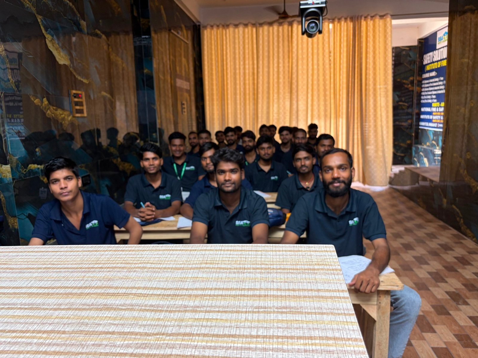 Safety Solution Academy students in a smart classroom